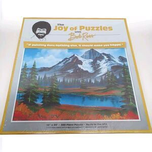THE JOY OF PUZZLES WITH BOB ROSS 500 Piece Jigsaw Puzzle 6815 Spring